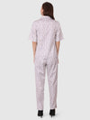 WOMEN'S PRINTED SHIRT WITH TROUSERS COTTON CO-ORDS SET