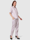 WOMEN'S PRINTED SHIRT WITH TROUSERS COTTON CO-ORDS SET